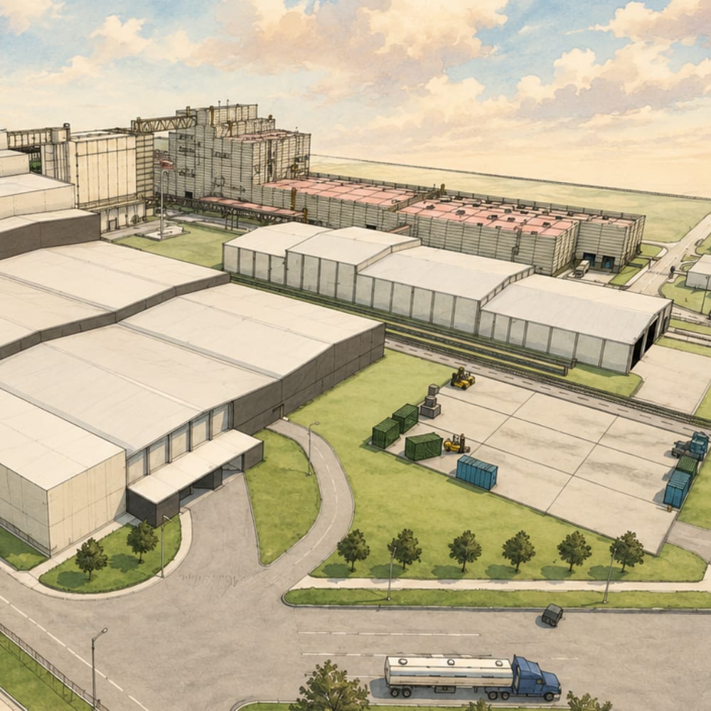 Brownfield Industrial Extension: 20,000 m² Inside an Operating Facility — project by TEBIN
