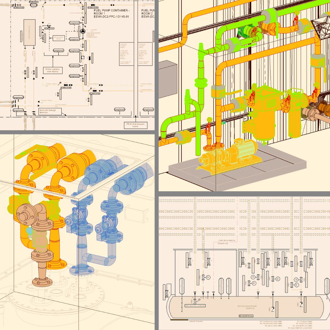 Fuel Backup System Design: From Technical Input to Buildable Documentation — project by TEBIN