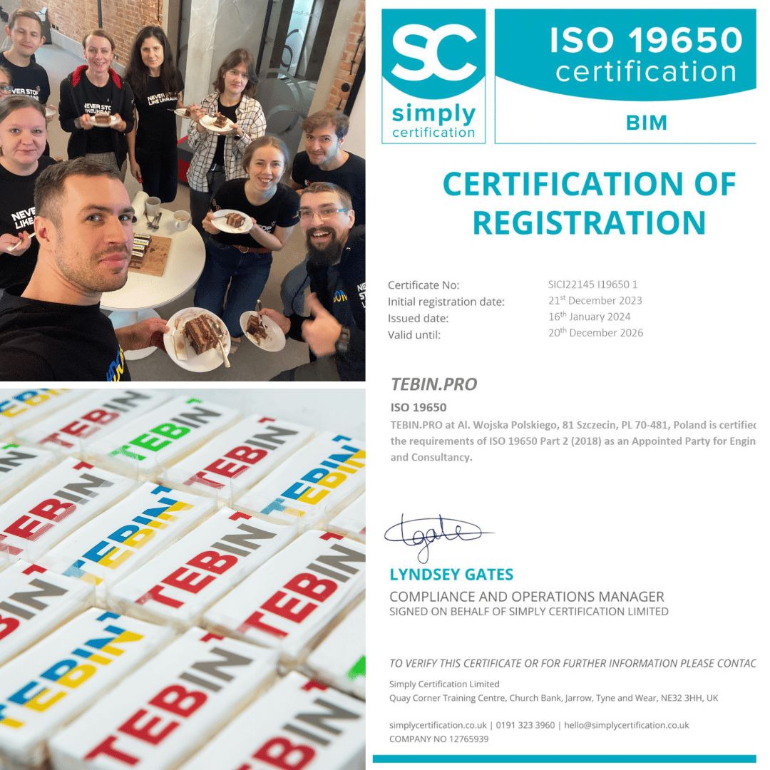 Certyfikacja ISO 19650 w TEBIN: co oznacza dla BIM i zarządzania informacją