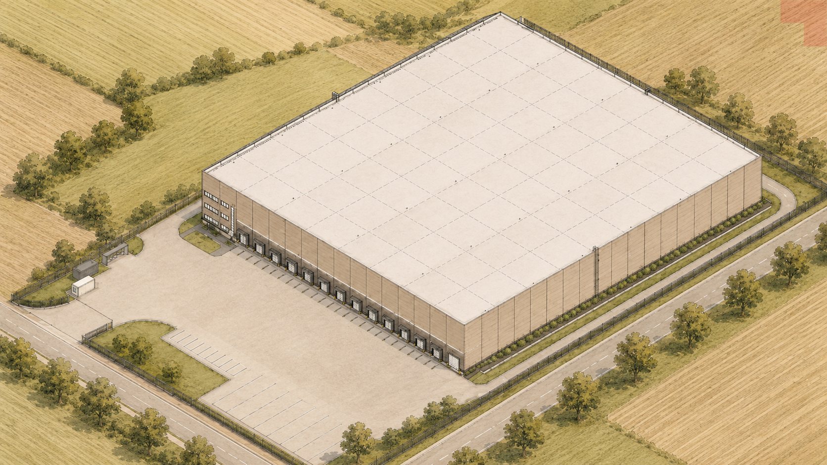 TEBIN Standard 10,000 m² Dry Warehouse: BIM-Based Reference Design for Engineering Partners — project by TEBIN